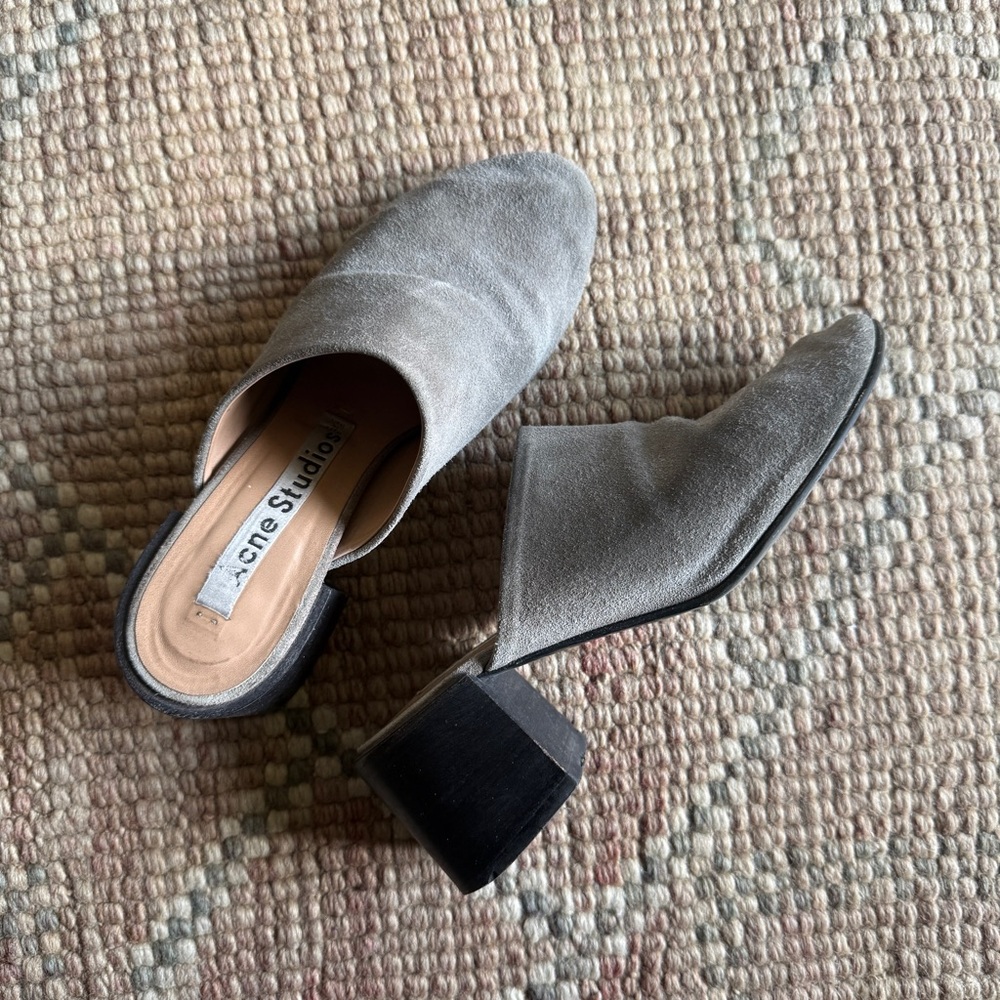 Acne Studios suede mules
